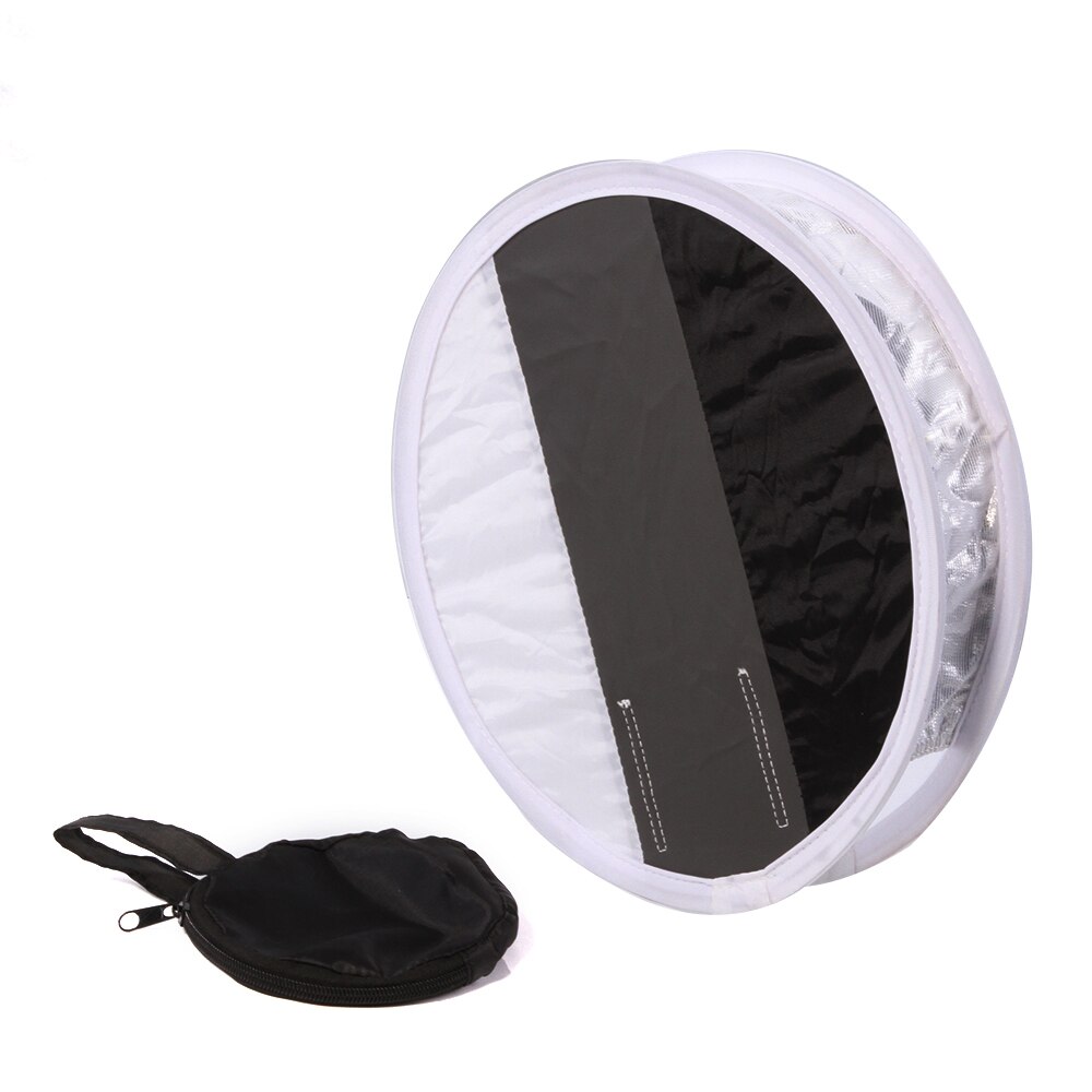 12 "/30 cm Ronde Flash Diffuser Softbox & 18% Grijs/Wit/Zwart Card Board Witbalans voor Canon Nikon sony Pentax Yongnuo GODOX