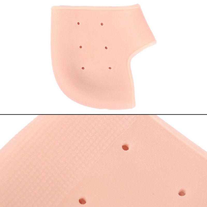 Silicone Heel Gel Pad Cushion Toe Sleeve Breathable Ankle Support Protection Ballet Shoe Moisturizing Gel Heel Sock