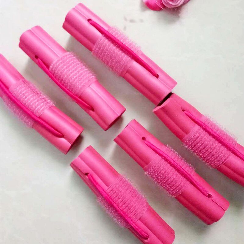 Haar Krultang Diy Golvend Haar Reizen Thuisgebruik Soft Hair Curler Rollers Styling Tools 6 Stuks Magic Foam Sponge