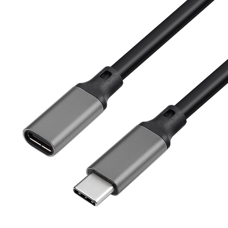 Type c verlengkabel usb c verlengsnoer  pd100w 5a 10 gbps mannelijk naar vrouwelijk usb 3.1 usb-c type-c usb 5a oplaaddatakabels