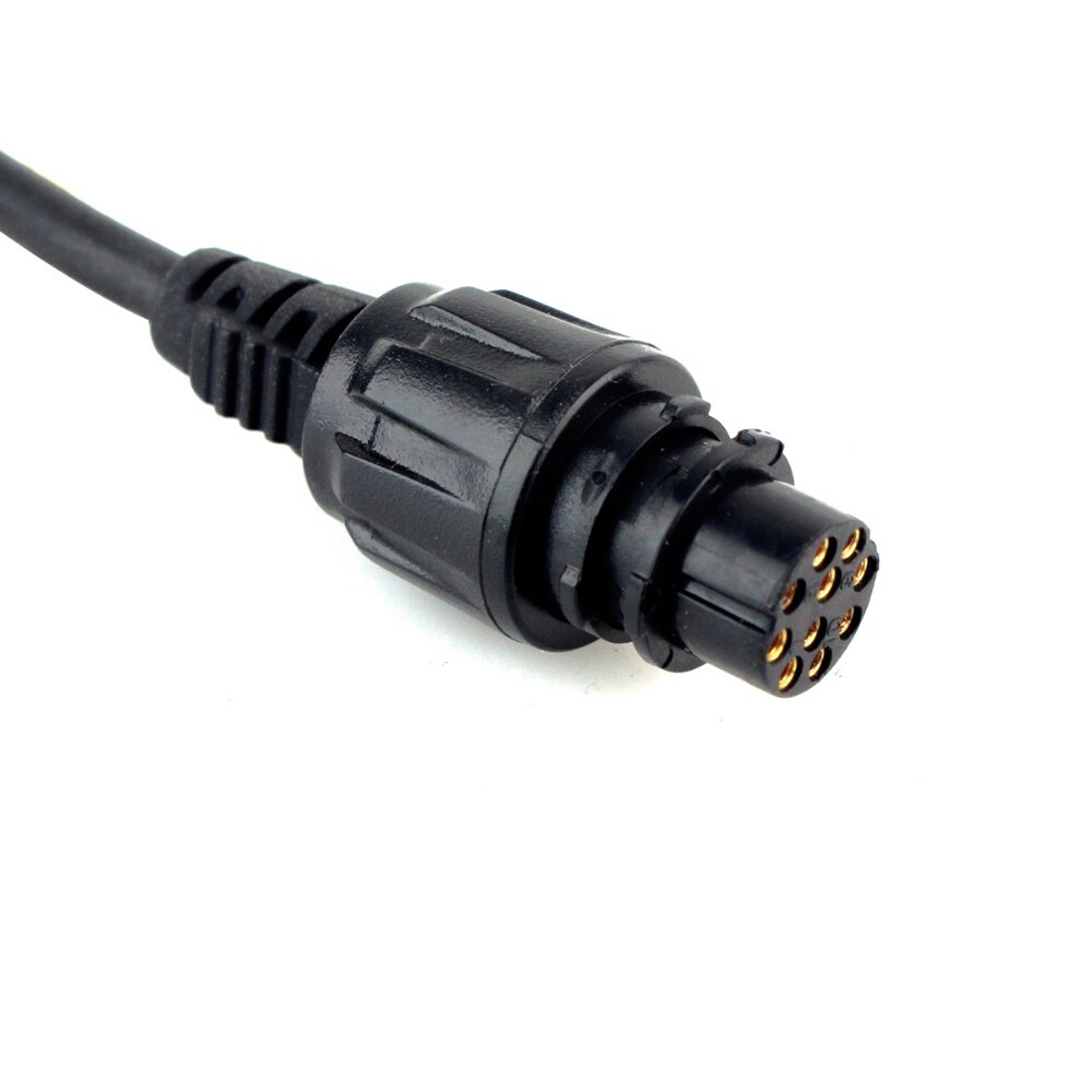 Ersatz DIY für SM16A1 MIC mikrofon lautsprecher kabel 10 pins für Hytera HYT MD780 MD780G MT680 etc auto radio