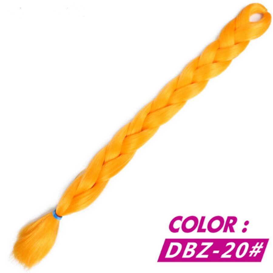 82 zoll Hüfte-hüpfen schnur mit Reggae perücke schwarz Afrikanische farbe flechten einfarbig hohe temperatur haar Headwear Synthetische Flechten Haar: P12/613