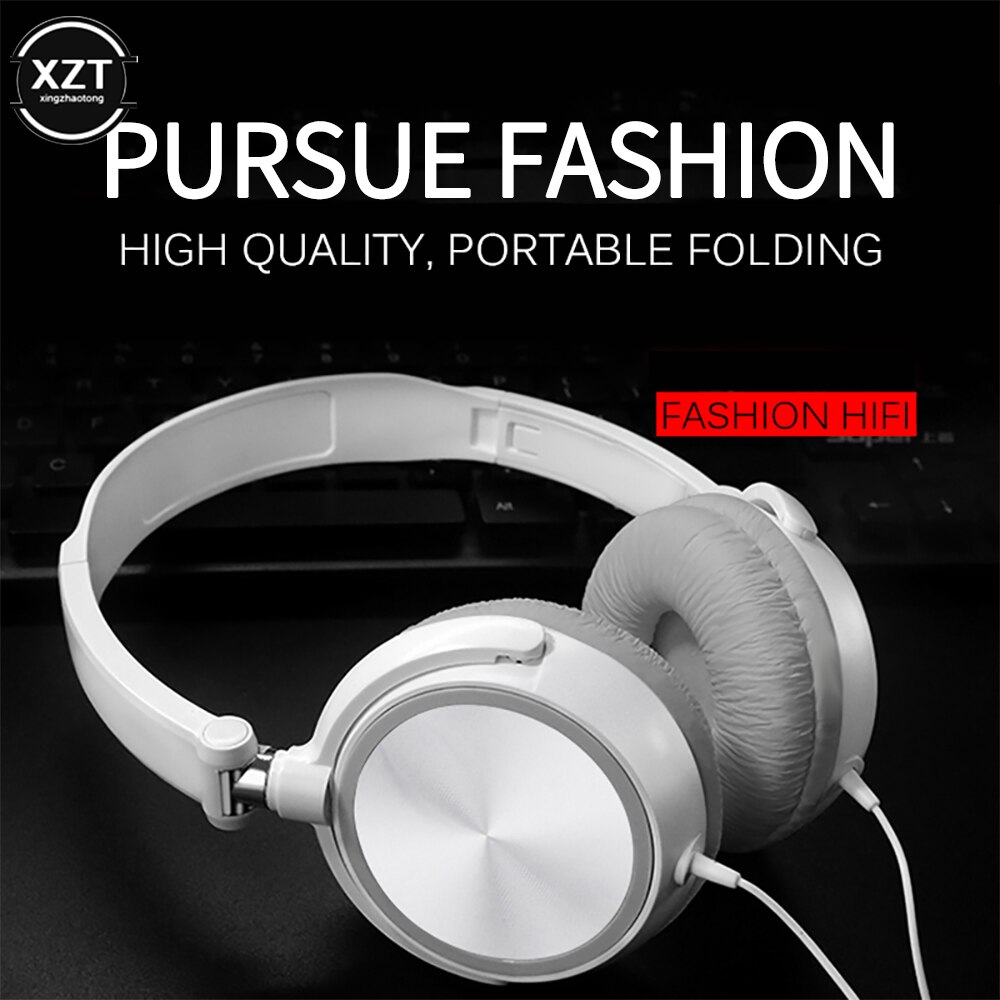 3.5Mm Koptelefoon Hifi Muziek Hoofdtelefoon Stereo Bass Headset Sport Oortjes Noise Cancelling Voor Xiaomi Huawei Iphone