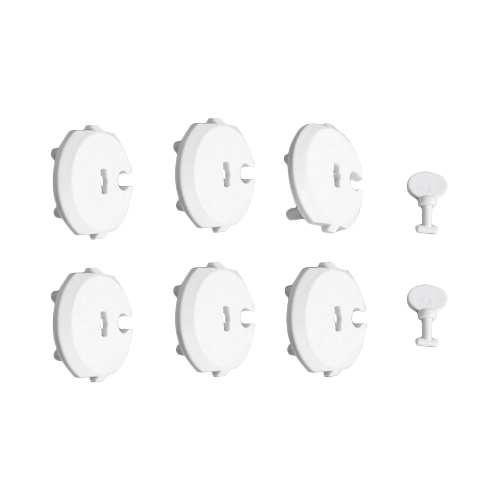 6Pcs Bescherming Cover Beveiliging Voor Thuis Elektrische Anti-Elektrische Schok Stopcontact Kindveilige Baby Veiligheid Outlet Beschermen Peuters