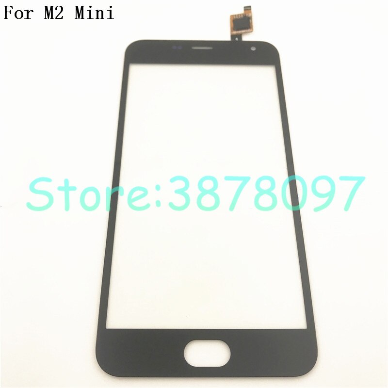 Original 5.0 inches For Meizu M2 Mini M2Mini Touch Screen Digitizer Sensor Outer Glass Lens Panel