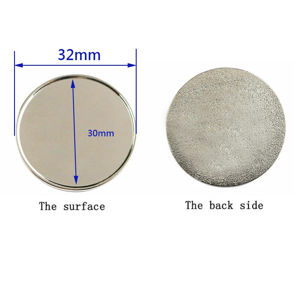 PINMEI puste markery robić golfa żelazna piłka golfowa robić spersonalizowanych markerów robić drukowania opakowanie 5 sztuk: 32mm