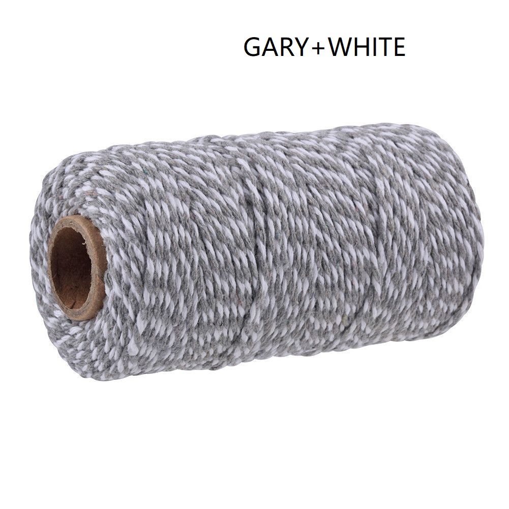 Macrame 2MM 100M Corde colorate Macrame Corda Macrame Filato intrecciato Cavo fatto a mano Appeso a parete Bohemia Festa di nozze Decorazioni per la casa CS002: Marrone