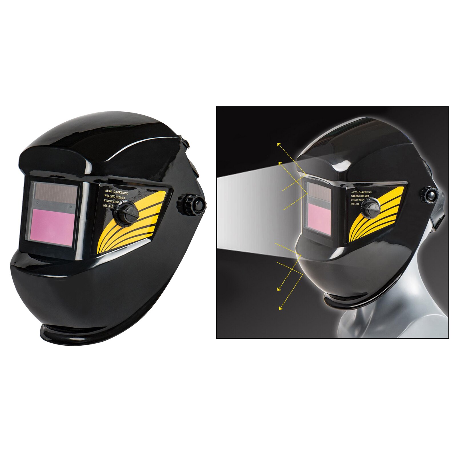 Solar Auto Darkening Welding Helmet Eye Face Protector Shade Cap