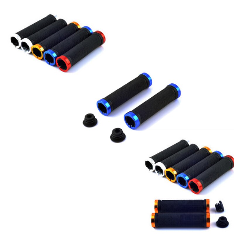 Fietsstuur handvatten mtb fiets stuur grip rubber antislip ergonomisch mountainbike onderdelen zwarte propalm bar ends