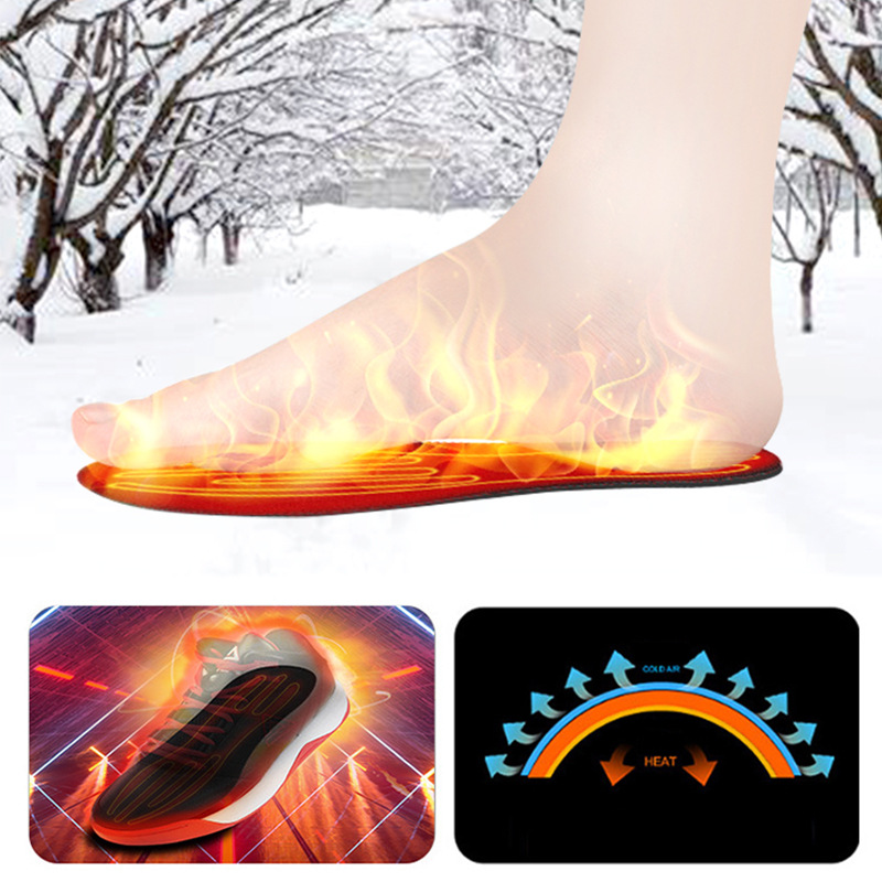 Semelles Chauffantes USB Électriques Lavables - Taille 35-40/41-46 - Neuf