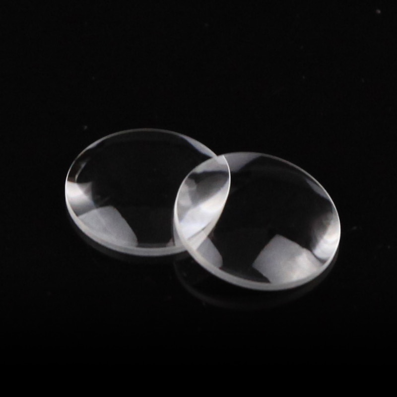 Optical flat convex lens diameter 22mm focal length 40.5mm K9 customization