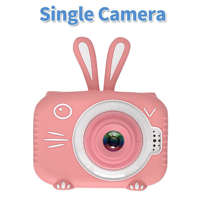 Kinderen Digitale Camera Hd Cartoon Kids Camera Video Camcorder 2.0 Inch 20MP 1080P Foto Camera Speelgoed Voor Meisjes verjaardag: Single Camera Pink / Standard