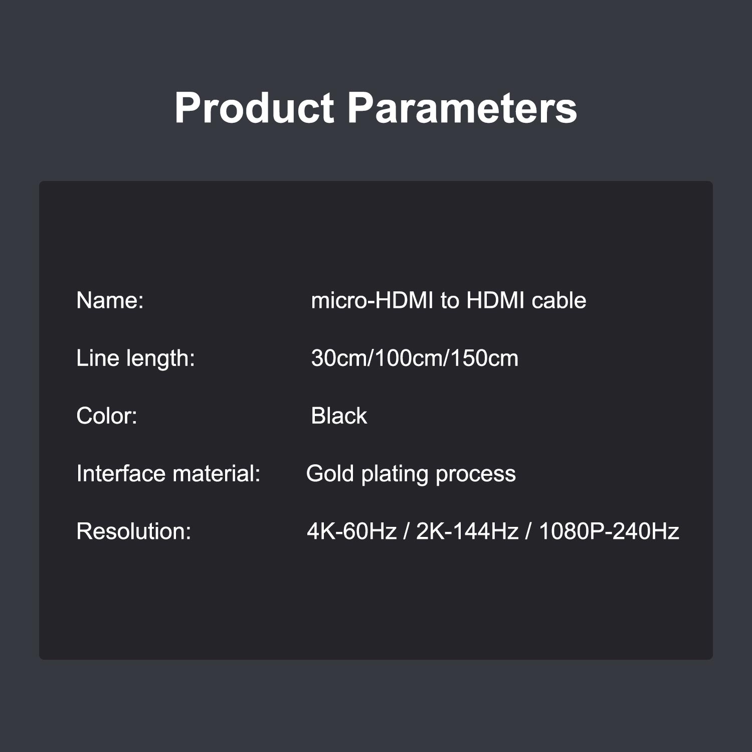 Raspberry Pi 5/4B Micro-HDMI to HDMI Cable Display Adapter 30CM 100CM 150CM Length Optional Support Dual HD 4K Video 1080P 240Hz