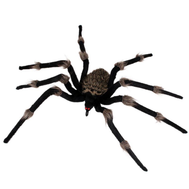 Halloween Pluche Zwart Grote Spinnen Kids Kinderen Speelgoed Simulatie Spider Speelgoed Voor Party Halloween Decoratie Dwazen Dag Grappige Rekwisieten