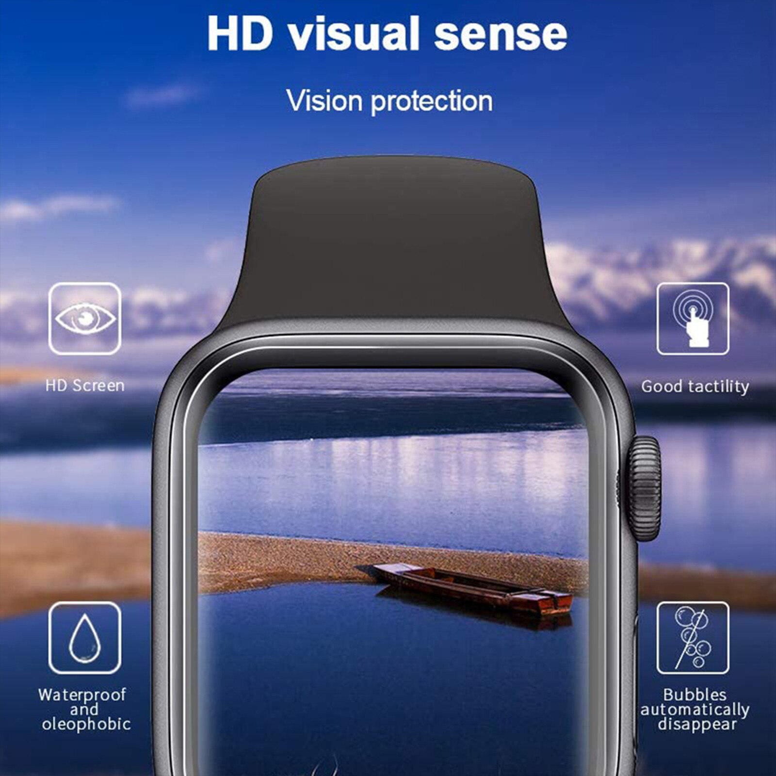 5/10Pcs Hydrogel Film Voor Horloge Se/Horloge 6 44Mm Screen Protector Ultra Dunne Beschermende Film oleophobic Coating Bubble Gratis Hd