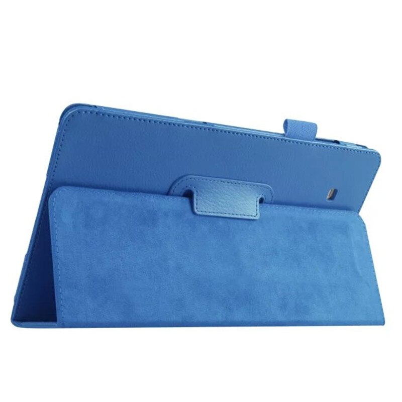 Voor Samsung Galaxy Tab 3 Lite 7.0 SM-T110 T111 T113 T116 Litchi Patroon Flip Pu Case Kan Opvouwbare Beugel tablet Cover