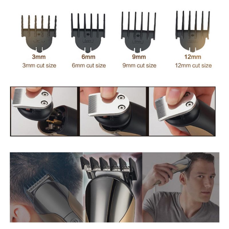 1Set Multi-function Beard Shaver Sideburns Nose Hair Trimmer Men Grooming Kit 95AC