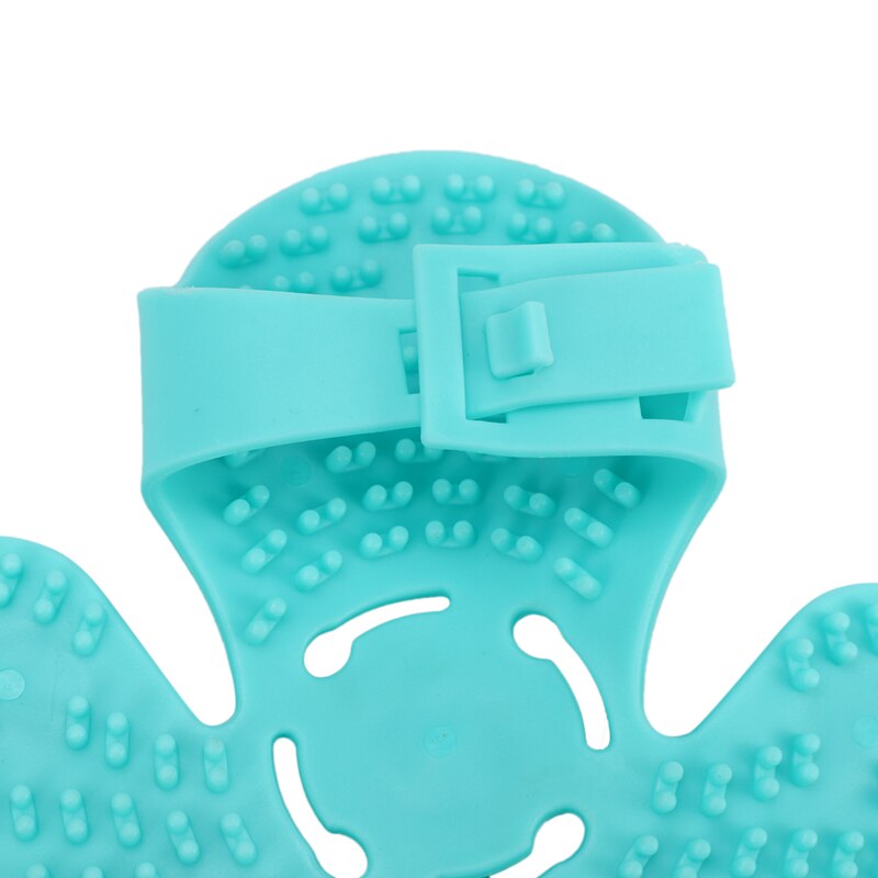 1 stuk lichaamsmassagehandschoen in de vorm van handpalmen, 9 metalen rollerballen, stressverlichtend en anti-cellulitis