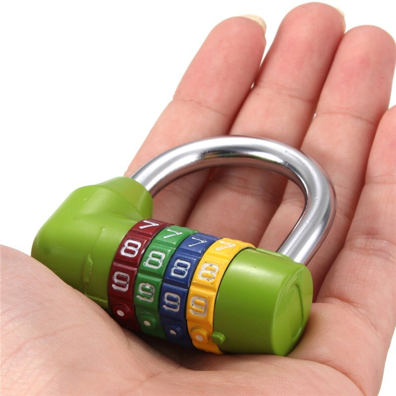 MTGATHER Resettable Digit Number Code Password Combination Padlock Security Safety Lock Top