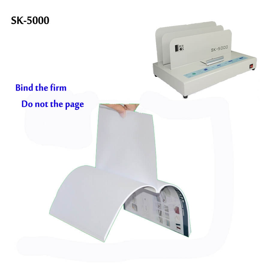 Machine à relier à colle chaude bureau parfait papier reliure thermique livre métallique électrique maquina de encuadernar machine à relier