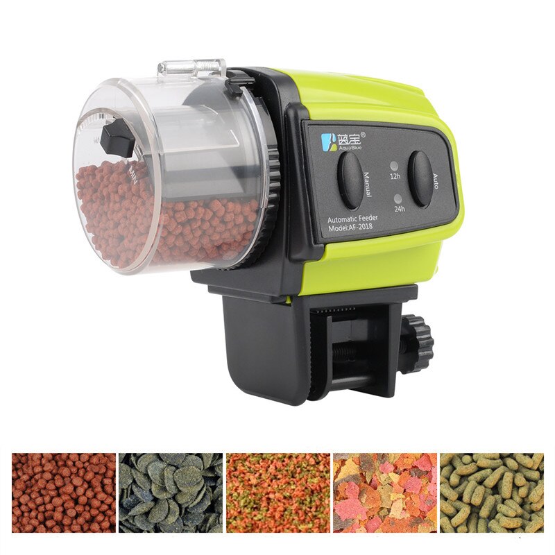 Digital LCD Automatic Aquarium Fish Feeder Fish Tank Timing Food Feeding Device Automatic Feeder For Fish Shrimp Turtle