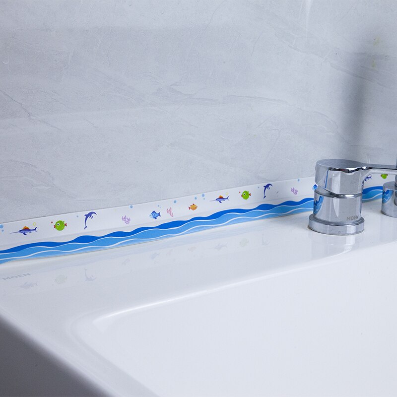 Wash Basin Gap Stickers Waterproof And Mildew Proof Stickers Gap Stickers Glass Tile Stickers Beautiful Seam Stickers Pool Sink
