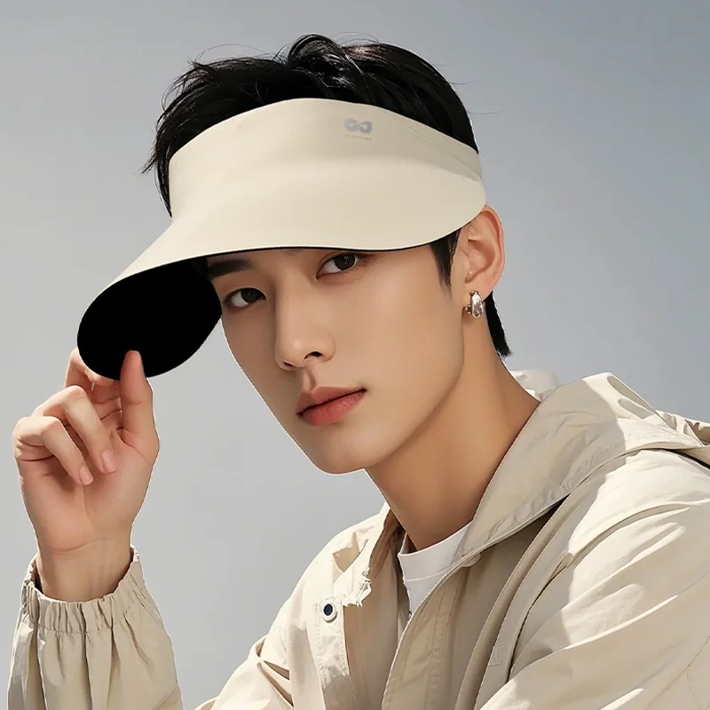 1 stks Traceless Opvouwbare Unisex Vizierhoed Zomer UPF50 + Ademend Lege Hoge Hoed voor Outdoor Sport Wandelen Vissen Zonnebrandcrème Caps