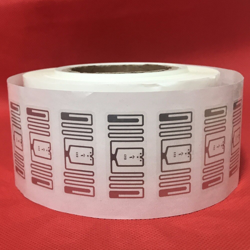 100 pcs 860-960 MHZ E53 sticker M5 chip nat tag Rfid elektronische label Inlay met adhesive tag Impinj monza M5 natte Inlay