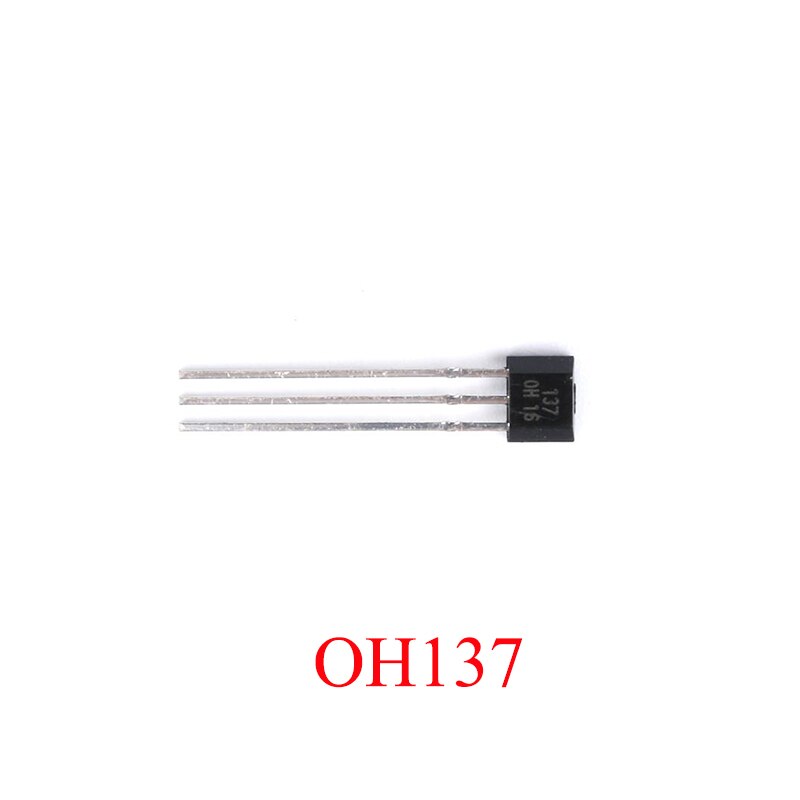 100pcs 50pcs Hall Sensor 49E 41F 3144 3530 U18 OH137 44E Hall Sensor Element OH49E SS49E Hall Effect Sensor Linear Switch: OH137 / 50pcs