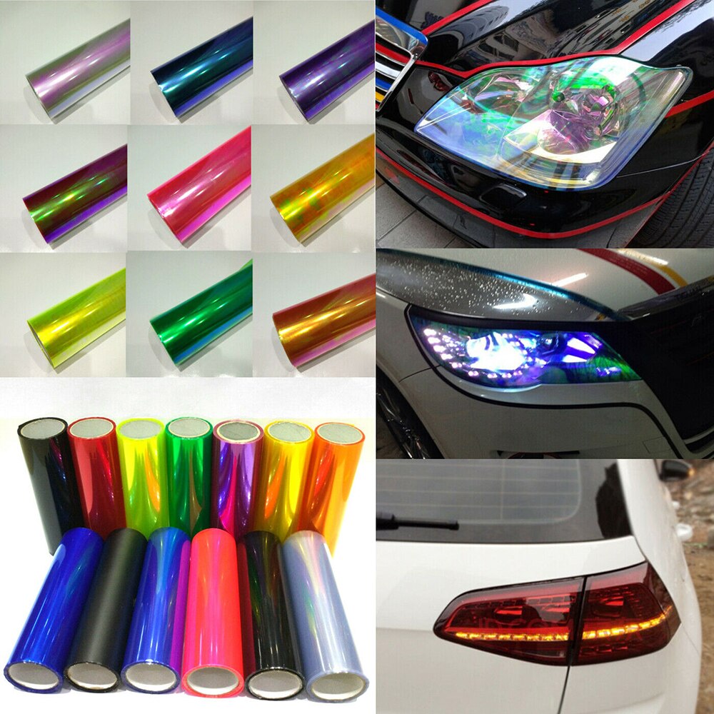 1 Roll Mistlamp Sticker Protector Achterlicht Auto Film Koplamp Vinyl