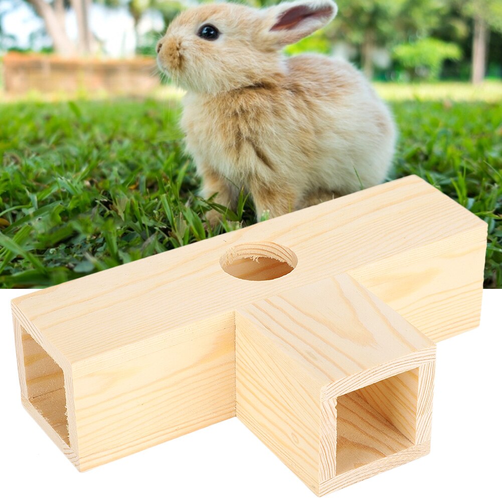 Hamster Tunnel Hout Hamster Tunnel Buis Kleine Huisdieren Huis Nest Training Oefening Speeltuin Speelgoed Hamster Tunnels