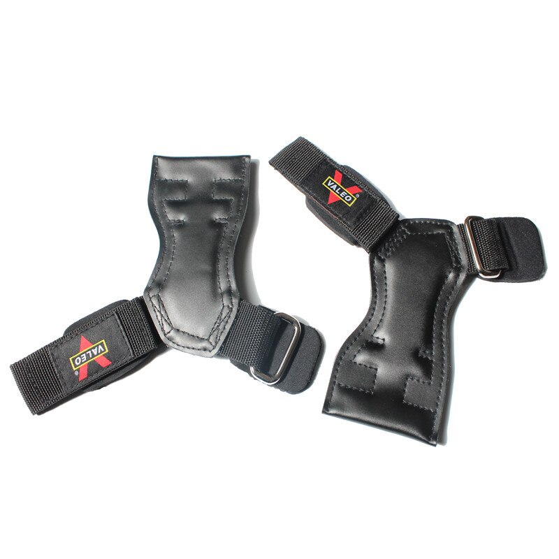 Cowhide Palm Protector, Hand Protector, Wrist Protector, Power Belt, Palm Protector, Hard Pull, Non-slip Wear-resistant: Black