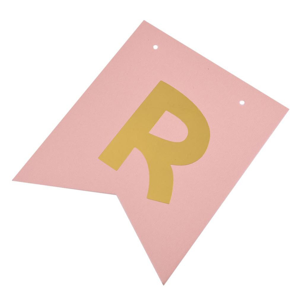 Glitter Letter Candy Bar Banner Flag Wedding Birthday Party Supplies Decorative Banner Party Decoration