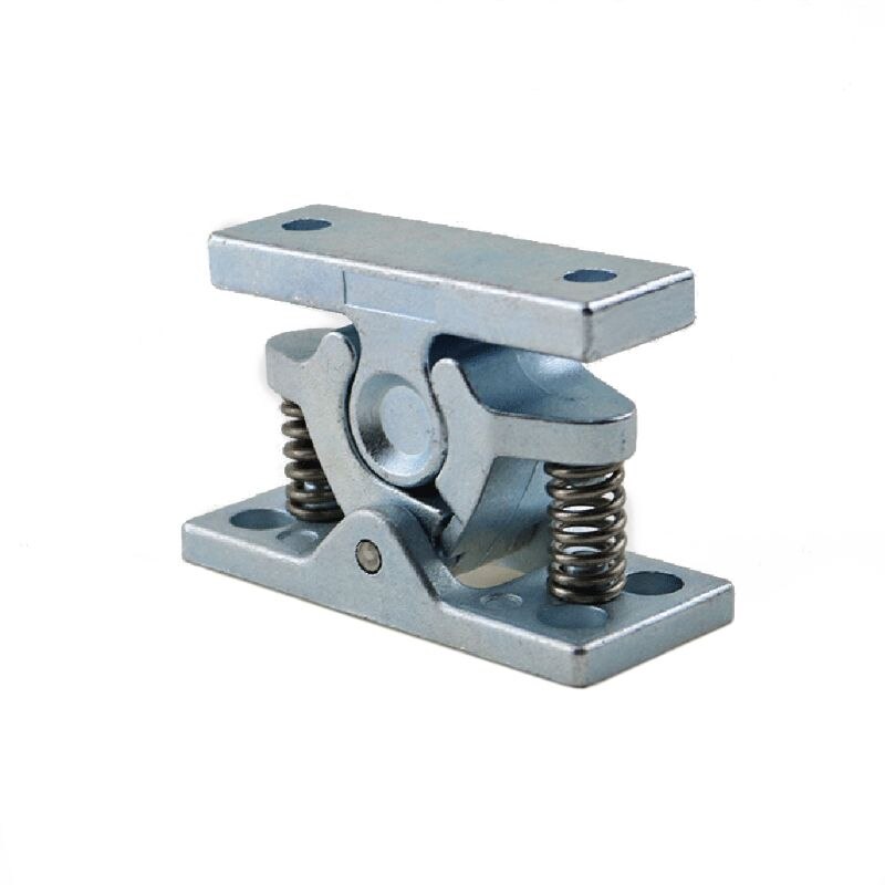 Deurstoppers met zinklegering, deurstopper met veer, aanraakvergrendeling voor caravans, campers, bootbeslag, deurclip