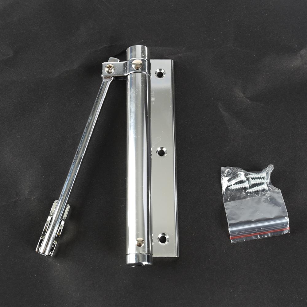 Stainless steel door closer single spring strength adjustable mini automatic door fire door hardware