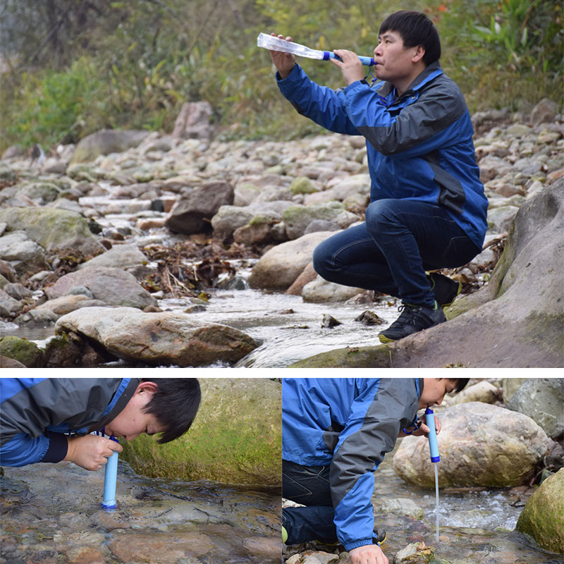 draussen Wasserfilter Camping Wandern Notfall Leben Überleben Tragbare Wasserfilter Filter