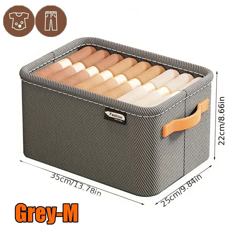 Kleiderschrank-Organizer-Kasten zur Aufbewahrung Ich bin Schrank, Unterwäsche, Schubladen, Aufbewahrung, Schlafzimmer, Schrank, Socken, BH-Aufbewahrung, Hosen-Organizer: Orange