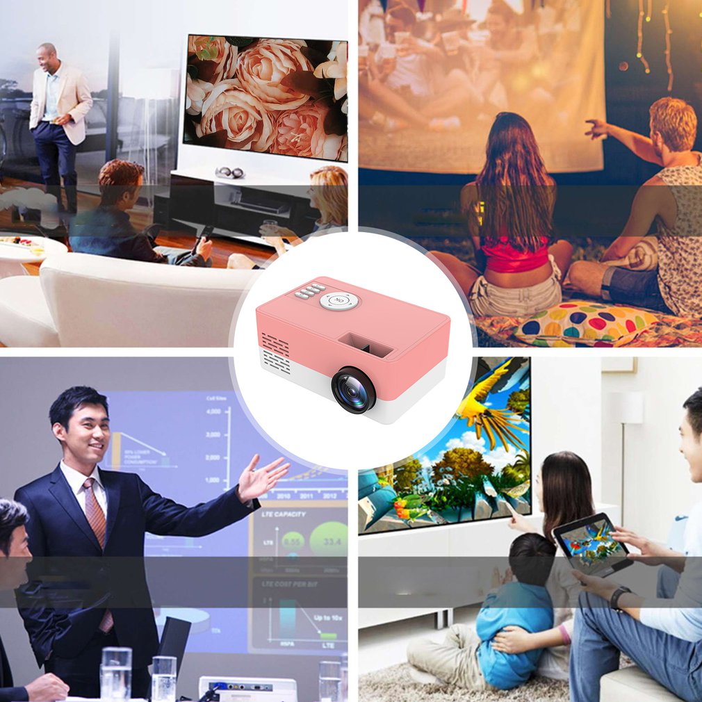 Mini proyector LED J15, proyector J15 para Home Theater, práctico y duradero proyector portátil