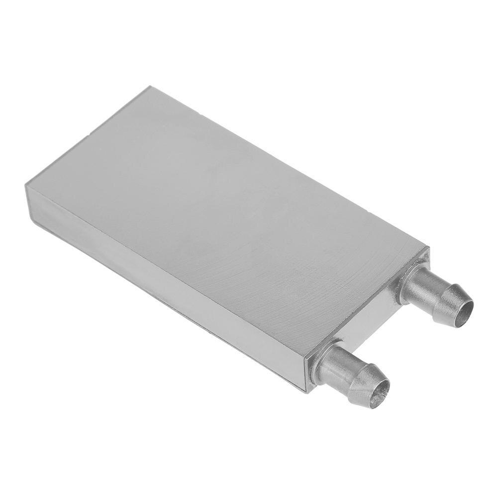 Aluminum Alloy Silver Liquid-Water Cooling Block CPU Heat Sink System Radiator Exclusive Water-Cooled Head Plate and Exchanger
