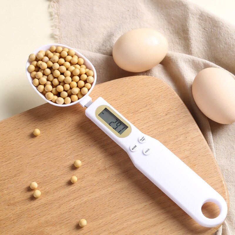Electronic Kitchen Scale LCD Display Digital Accurate Weight Measuring Spoon Digital Spoon Scale Mini Plastic Kitchen Tool ZB820