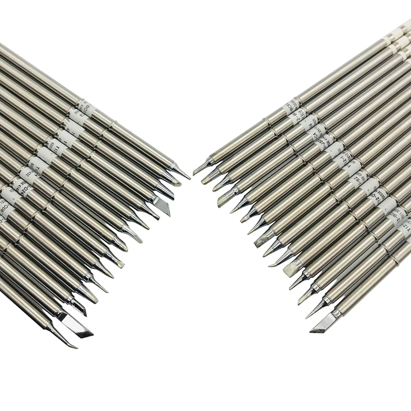 T12 Soldering Solder Iron Tips T12 Series Iron Tip For Hakko FX951 STC AND STM32 OLED Soldering Station Electric Soldering Iron