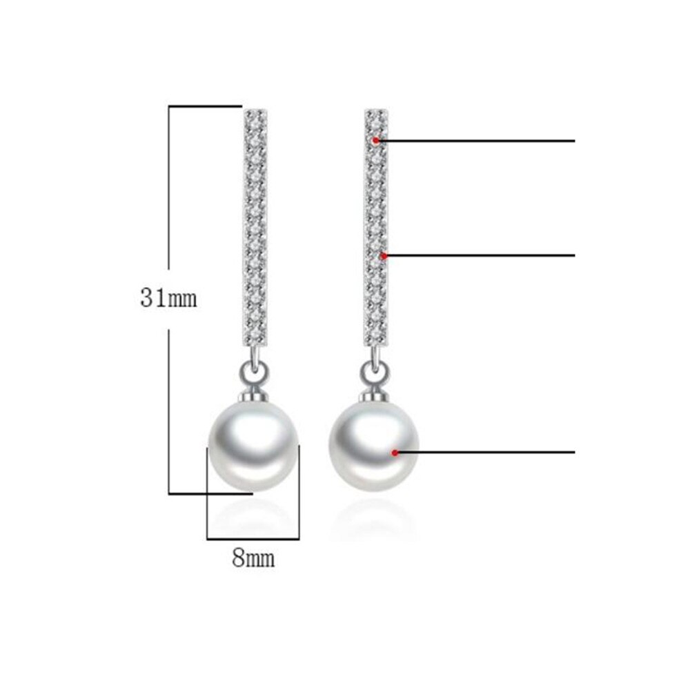 NEHZY S925 Stamp silver woman Jewelry Earrings Retro Long Tassel Cubic Zirconia Pop Earrings