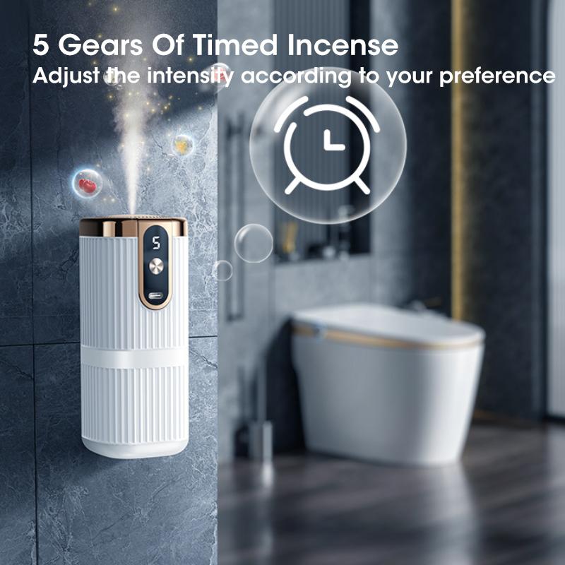 Mini-Aromatherapie-Maschine, intelligenter Diffusor für ätherische Öle, USB-Aufladung, fünf Stufen-Einstellung, Raum-WC-Luftbefeuchtung