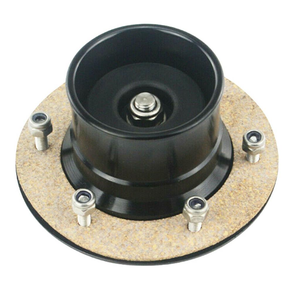 Billet Fuel Cell / Fuel Surge Tank Cap Flush Mount 6 Bolt Open ID 35.5mm Black