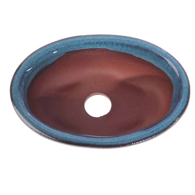 Bonsai urtepotte i kinesisk stil keramisk håndværksplantepotteplanter til hjemmet 9.7*6.6*3.2cm