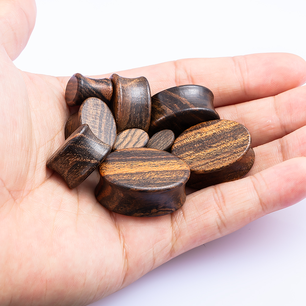 Ear Piercing 1Pc Wood Oval Ear Plugs and Tunnels Ear Flesh Gauges Expander Stretcher Labret Unisex Sexy Body Jewelry