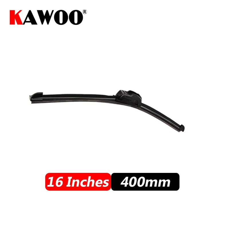 KAWOO Car Wiper Blade U Hook Universal Frameless Bracketless Rubber Car Windshield Wipe Blades 14"16"17"18"19"20"21"22"24"26"28": Blue / 14Inches 350mm