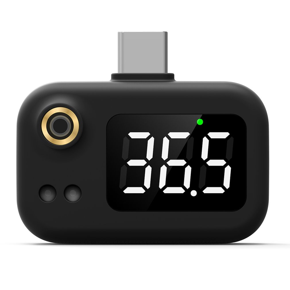 Usb Intelligent Mini Mobile Phone Thermometer Health Care Convenient Infrared Electronic Digital Thermometer