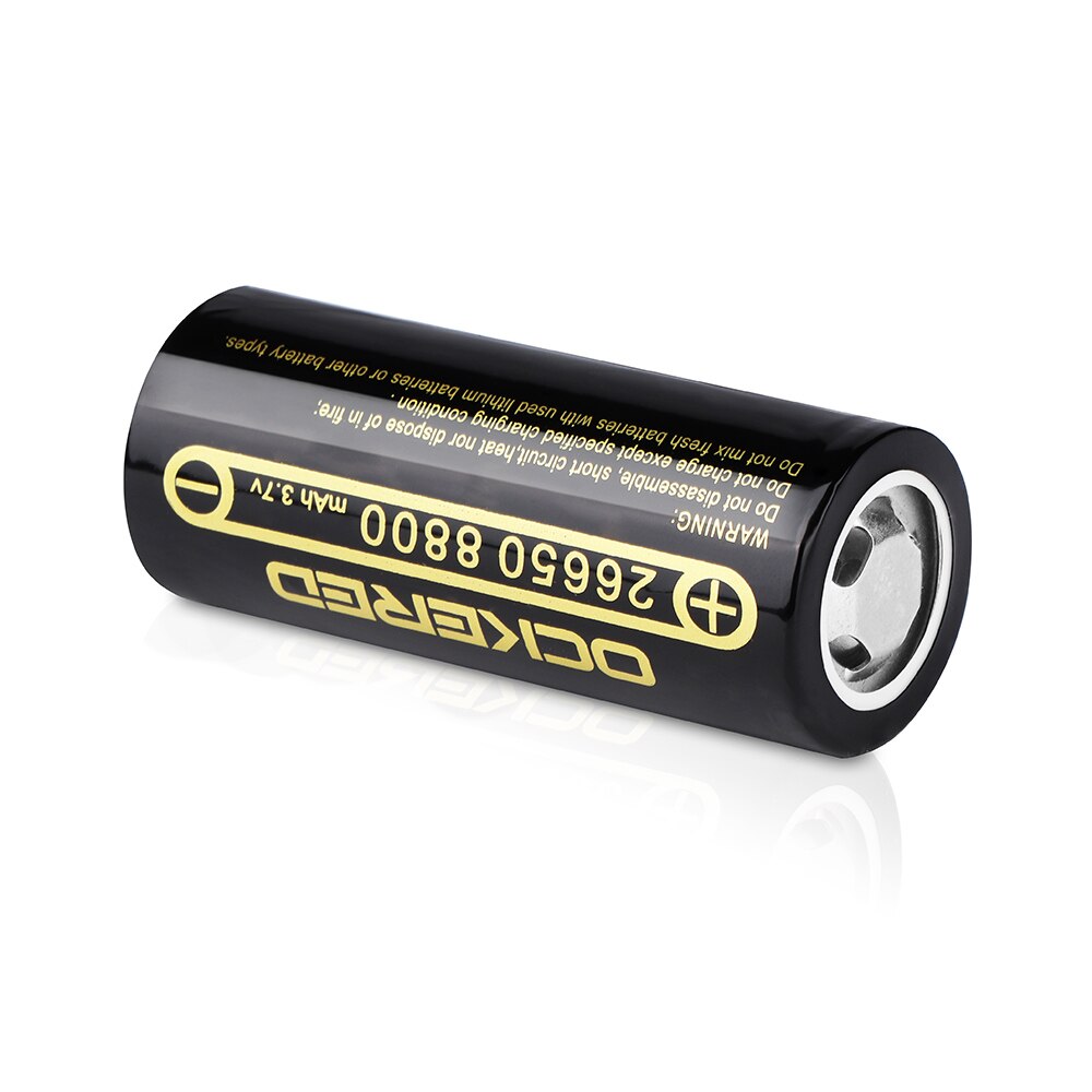 Ockered 3.7V 26650 Batterij 8800 Mah Li-Ion Oplaadbare Batterij Voor Led Zaklamp Zaklamp Li-Ion Batterij Accumulator Batterij