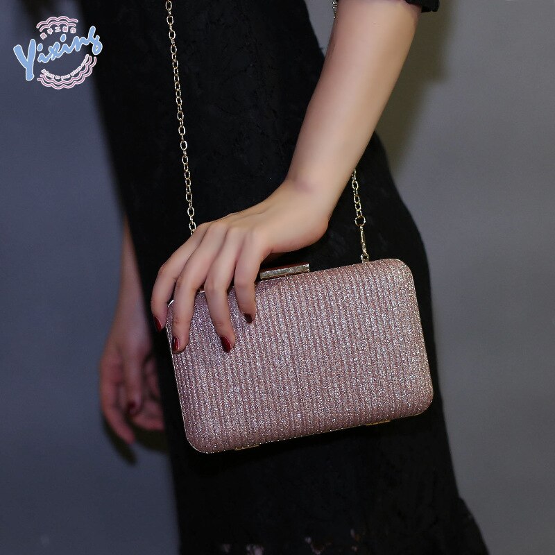 Folded Clutch Bag - Women's Evening Party Bag - PU Leather - Zipper Closure - Soft Tote